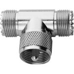 Adaptateur bnc telegrtner 100024349 uhf femelle - uhf mle, uhf femelle 1 pc(s)