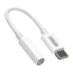 Adaptateur casque mini - jack femelle 3, 5 mm - usb - c mâle blanc Adaptateur casque mini - jack femelle 3, 5 mm - usb - c mâle blanc