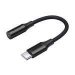 Adaptateur casque usb - c vers mini - jack 3, 5 mm 10 cm - noir