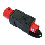 Adaptateur cee 16 a, 32 a 5 p�les pce 9437420 400 v rouge, noir 1 pc(s)