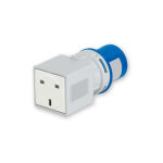 Rs pro - adaptateur pour connecteur industriel 2p + e, 13a, 230 v ( prix pour 1 )
