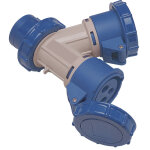 Rs pro - adaptateur pour connecteur industriel 2p + e, 16a, 230 v ( prix pour 1 )