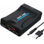 Adaptateur convertisseur p�ritel vers hdmi, convertisseur audio vid�o prise en charge hdmi 720p / 1080p ...