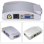 Adaptateur convertisseur vga femelle vers rca s - vido vga femelle qy - v01