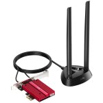 Adaptateur cudy pci e we4000 ax5400 wifi 6e antennes magnetiques Adaptateur cudy pci e we4000 ax5400 wifi 6e antennes magnetiques