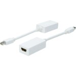 Adaptateur displayport, hdmi digitus ak - 340411 - 001 - w [1x mini port display mle - 1x hdmi femelle] ...