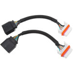Adaptateur de faisceau de c�blage de phare 2pcs 7l6 971 071 a connecteur de faisceau de c�blage de phare ...