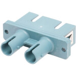 Adaptateur pour fibre optique, st vers sc monomode duplex, perte d'insertion 0. 1db ( prix pour 1 )