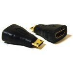 Adaptateur hdmi - mcad - or - hdmi femelle vers mini hdmi m�le - vid�o - noir