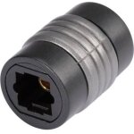 Adaptateur hicon pof - 709 [1x toslink femelle (odt) - 1x toslink femelle (odt)] 0. 00 m noir d18434