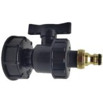 Adaptateur ibc, raccords de r�servoir - kits de raccords d'eau pour sortie de tuyau barbel� (s60 x 6 ...