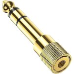 Adaptateur jack 6, 35 mm mle vers femelle 3, 5 mm, prise casque audio pour table de mixage audio / piano ...