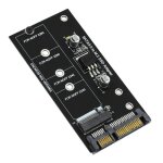 Adaptateur m. 2 sata m2 vers convertisseur ngff carte sata3 2, 5 pouces cl� b pour ssd 2230 - 2280