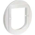 Sureflap - adaptateur de montage pour chatiere a puce electronique blanc