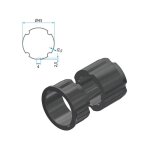 Adaptateurs pour moteurs diam�tre 35mm tube zf 45 - cherubini - a35050504