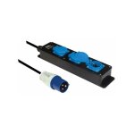 Perel ? multiprise ext�rieure 3 prises type e �tanches ip44 ? c�ble n�opr�ne 3 m h07rn - f 3g2. 5 ? prise ...