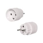 Adaptateur de prise de courant de type f à la prise de type k Adaptateur de prise de courant de type f à la prise de type k