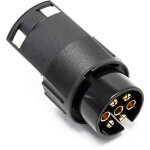 Adaptateur prise remorque ? 7 vers 13 broches ? 12 v 50 a ? pour feux stop plaque immatriculation clignotant ...