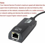 Adaptateur r�seau usb 3. 0 vers rj45 gigabit ethernet r�seau usb 1000 mbps compatible avec windows 10 ...