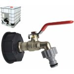 Adaptateur de r�servoir d'eau ibc 1 / 2 , robinet cuve 1000l, adaptateur de conteneur ibc, accessoires ...