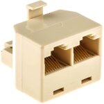 Adaptateur rj45 rs pro 2 ports ( prix pour 1 )