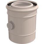 Adaptateur rolux condensation d80m / 125m - 80f / 125f pptl / galva - ubbink