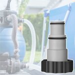 Adaptateur de tuyau pour pompe de piscine, raccord de tuyau diam�tre 32 / 38 mm, avec joint, adaptateur ...