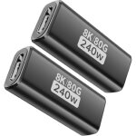 Adaptateur usb - c femelle - femelle 2 pi�ces, prend en charge thunderbolt 5, usb 4 gen 2, 240 w, 80 ...