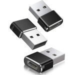 Adaptateur usb c femelle vers usb mle 3 - pack, chargeur type c usb a convertir pour apple iphone 11 ...
