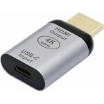 Adaptateur usb c vers hdmi, convertisseur usb de type c femelle vers hdmi m�le 4k @ 60 hz, pour la maison ...