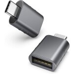 Adaptateur usb c vers usb pack de 2 usb c mle vers usb3 femelle, adaptateur compatible avec macbook ...