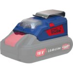 Adaptateur usb et lampe sans fil ual 18 - 0 pour batterie (sans accu)