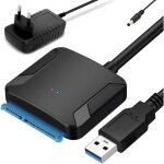 Adaptateur usb sata vers usb 3. 0 pour ssd et disque dur 2, 5 / 3, 5 , prise en charge uasp, adaptateur ...