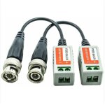 Adaptateur vid�o �metteurs balun utp cat - 5 bnc pinces pour cam�ra 350 m�tres