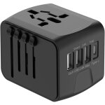 Adaptateur voyage universel international avec 3 usb et 1 type c, 1500w, prise france vers usa canada ...