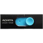 Uv220 cl usb 64 go usb type - a 2. 0 noir, bleu - adata