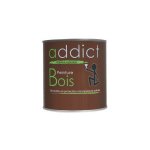 Peinture bois 0. 5 litre brun addict