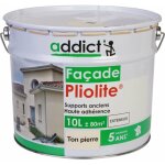 Addict - peinture faade 100% pliolite 10 litres ton pierre