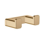Hansgrohe - addstoris crochet double m�tallique 6, 6x2x3, 6cm avec fixations cach�es, bronze bross� (41755140) ...