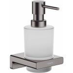 Hansgrohe - distributeur de savon liquide noir chrom bross addstoris