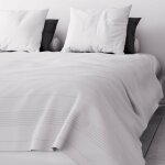 Jet� de lit ou canap� 220x240 cm adele blanc, par soleil d'ocre