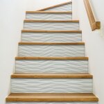 Adh�sif autocollant calypso 3 pi�ces, 19, 5 x 100 cm, motifs gris ondul�s sur fond blanc. d�corez votre ...