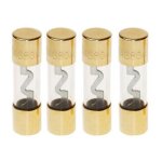 4x fusibles agu en verre dore 80a conducteur argent 4x fusibles agu en verre dore 80a conducteur argent
