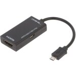 Adaptateur hdmi femelle port usb b micro usb b micro prise 0. 14 sert le 3d de resolution jusqu'a 1080p ...