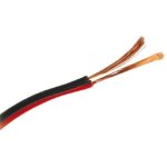 Adnauto - cable de haut parleur 2x1. 50mm2 - 100m - cca - rouge et noir
