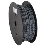 Adnauto - cable compatible avec haut - parleur torsade 2x2. 50mm2 gris noir 100m