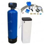 Pentair - adoucisseur d'eau bi bloc 20l fleck 5600 sxt complet avec accessoires