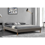 Sommier tapissier 120x190 cm - 20 cm d'paisseur - 13 lattes - montage rapide et facile - design moderne ...