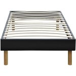 King of dreams - sommier tapissier 120x190 cm - 20 cm - 13 lattes - montage rapide et facile - design ...