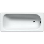 Kaldewei - saniform plus 160x70 cm baignoire rectangulaire en acier maill, sans pieds, blanc alpin ...